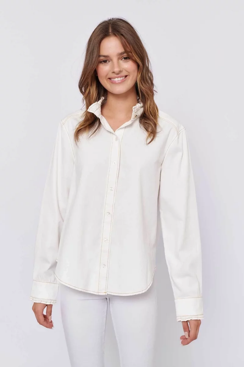 Alessandra Belissima Denim Shirt - Thyme Clothing