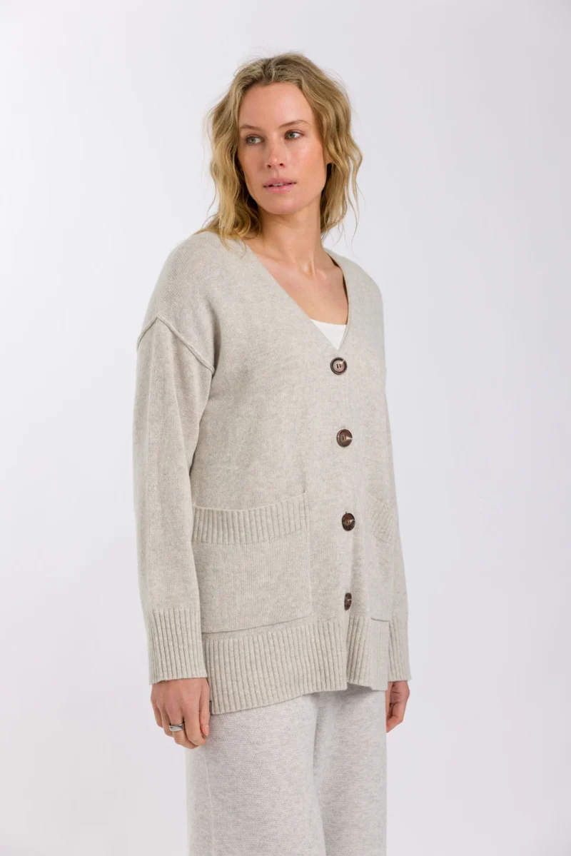 Talamaya Circe Classic Cardigan Quartz - Image 4