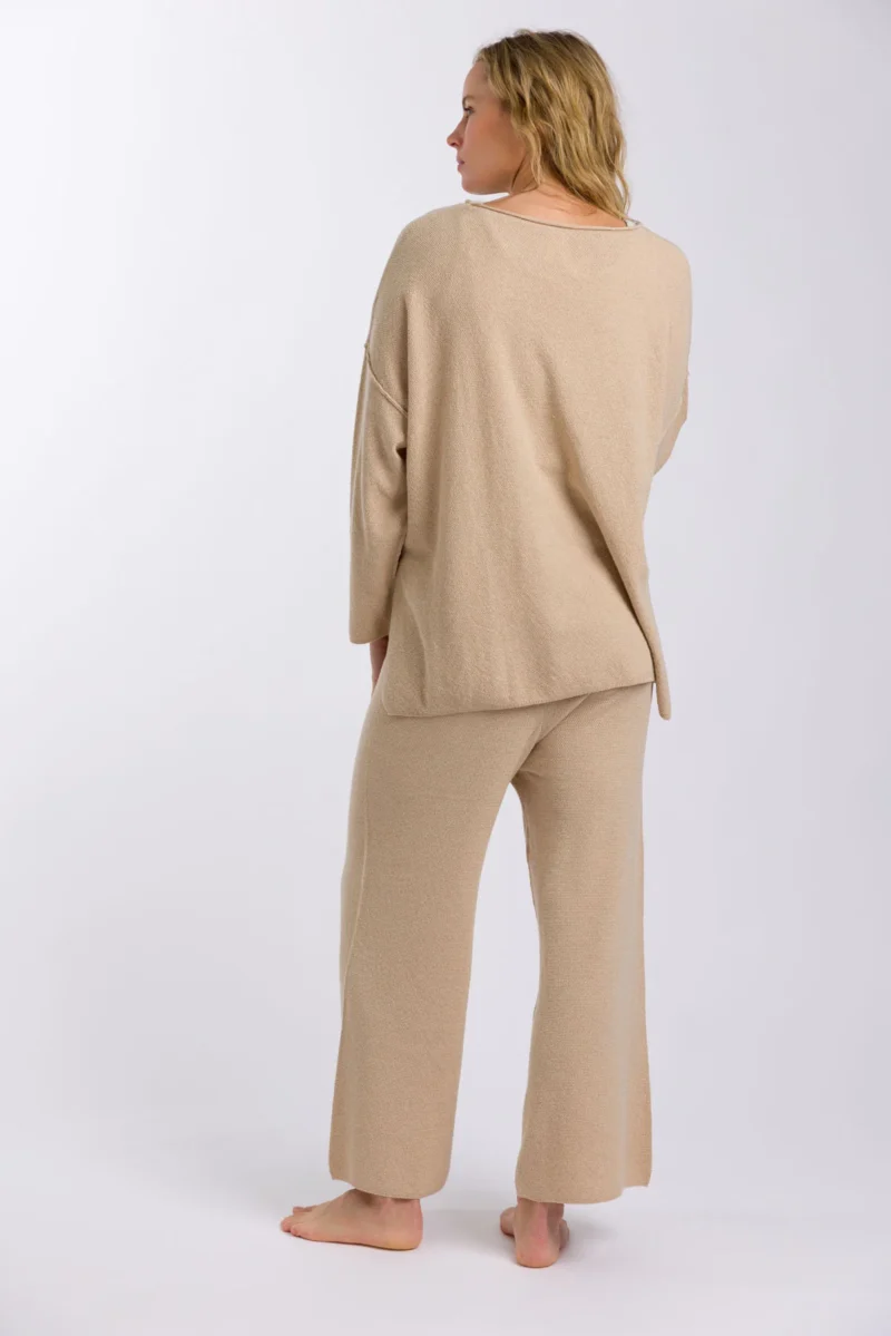 Talamaya Winter Retreat Merino Pant Soft Sand - Image 5