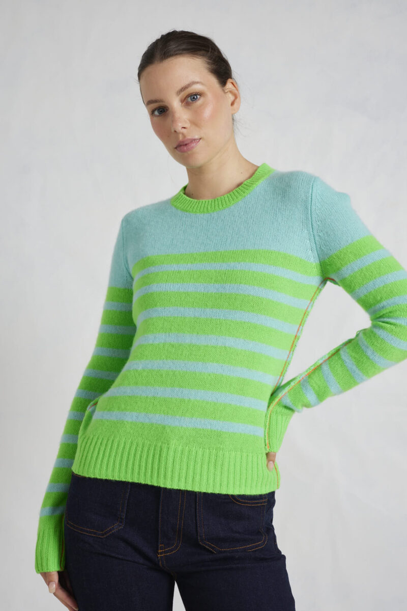 Alessandra Ginny Cashmere Sweater in Bambino - Image 3