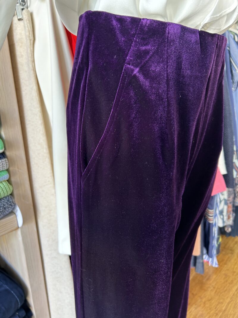 Kamare Surrey Velvet Pants Purple - Image 4