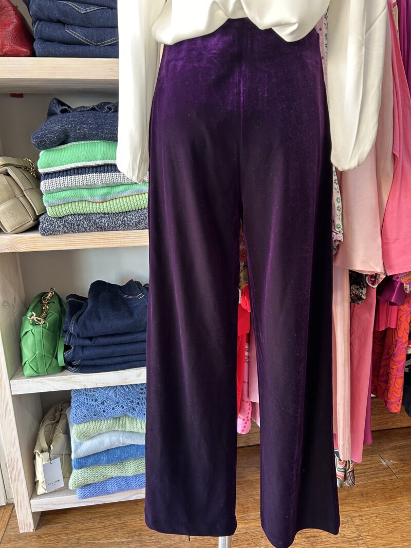 Kamare Surrey Velvet Pants Purple - Image 3