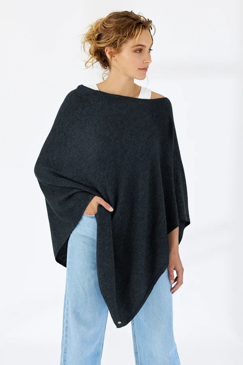 Mia Fratino Mia Cashmere Poncho - Image 4