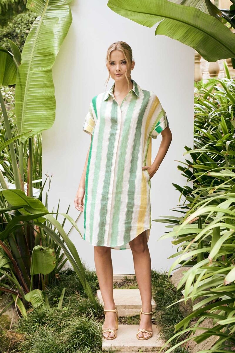 The Dreamer Label Echo Lea Shirt Dress - Image 6