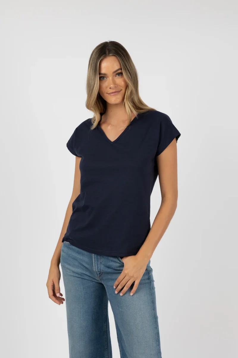 HS24405 MUST HAVE V NECK NAVY