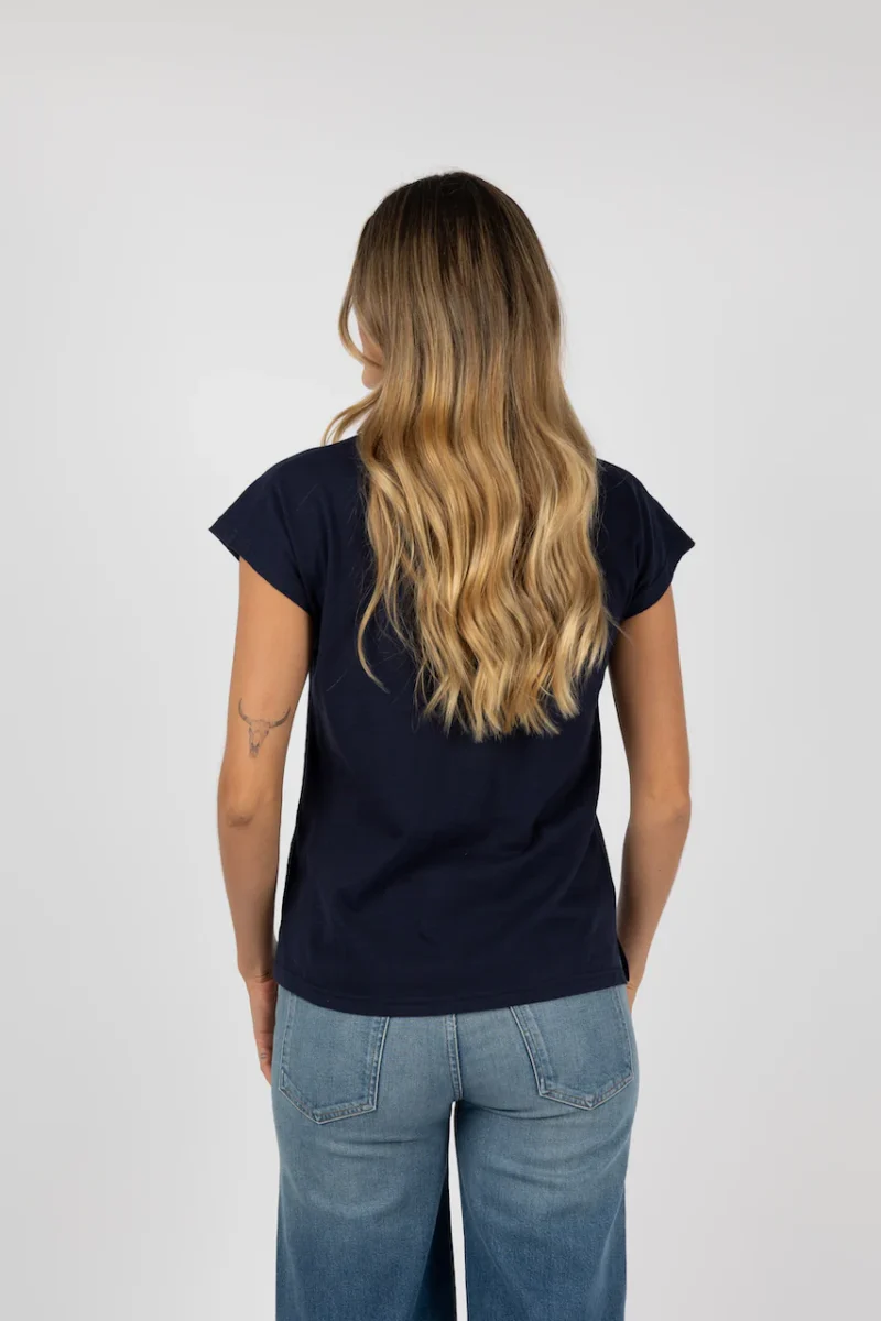 HS24405 MUST HAVE V NECK NAVY 1