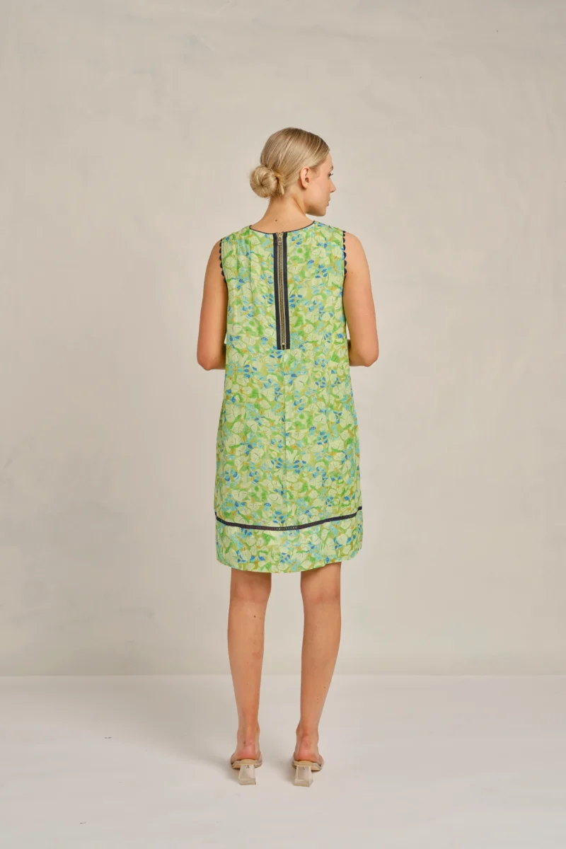 Alessandra Lenna Wave Dress Meadow Delilah Print - Image 4