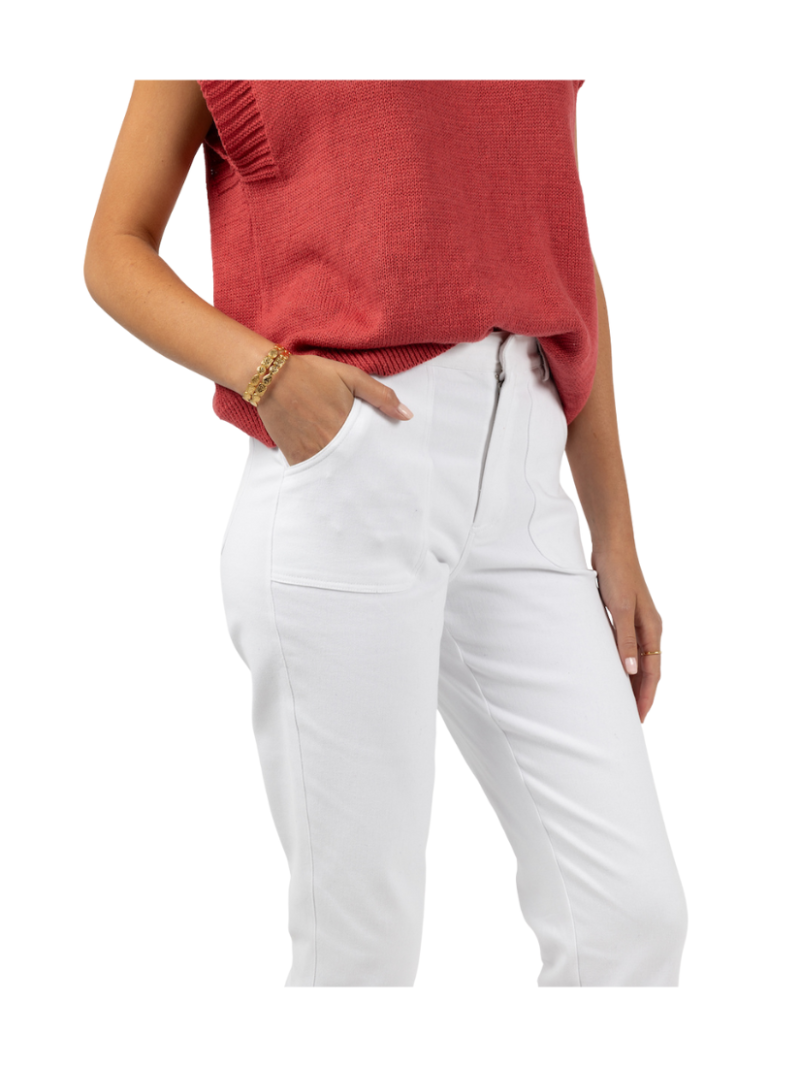 Humidity Gigi Chino Pant SS24 White - Image 4