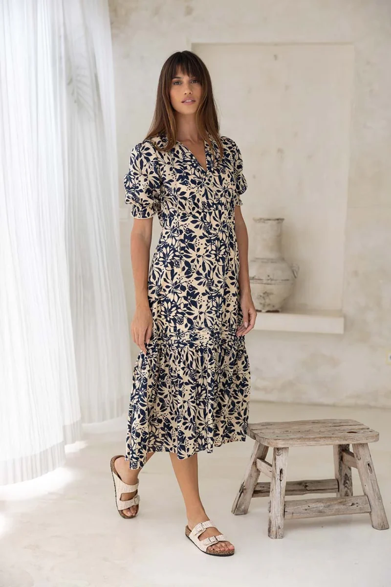 HS24311 EDENMAXIDRESS NAVY HAS49 COASTSLIDE IVORY 2