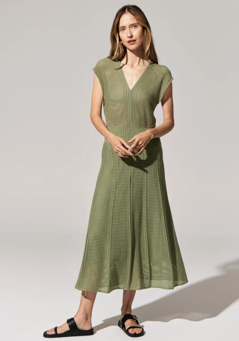 PACO POINTELLE DRESS GREEN 2 scaled e1730089758631