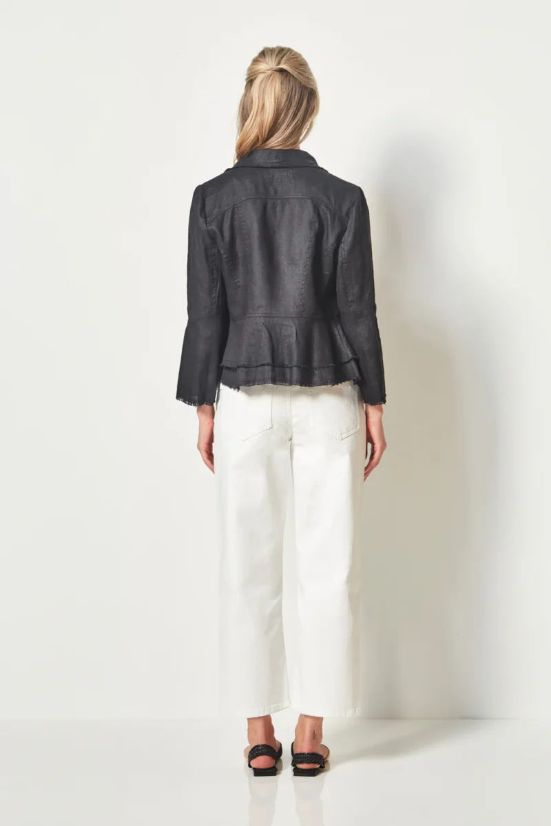 Verge Linen Proof Jacket Black - Image 2