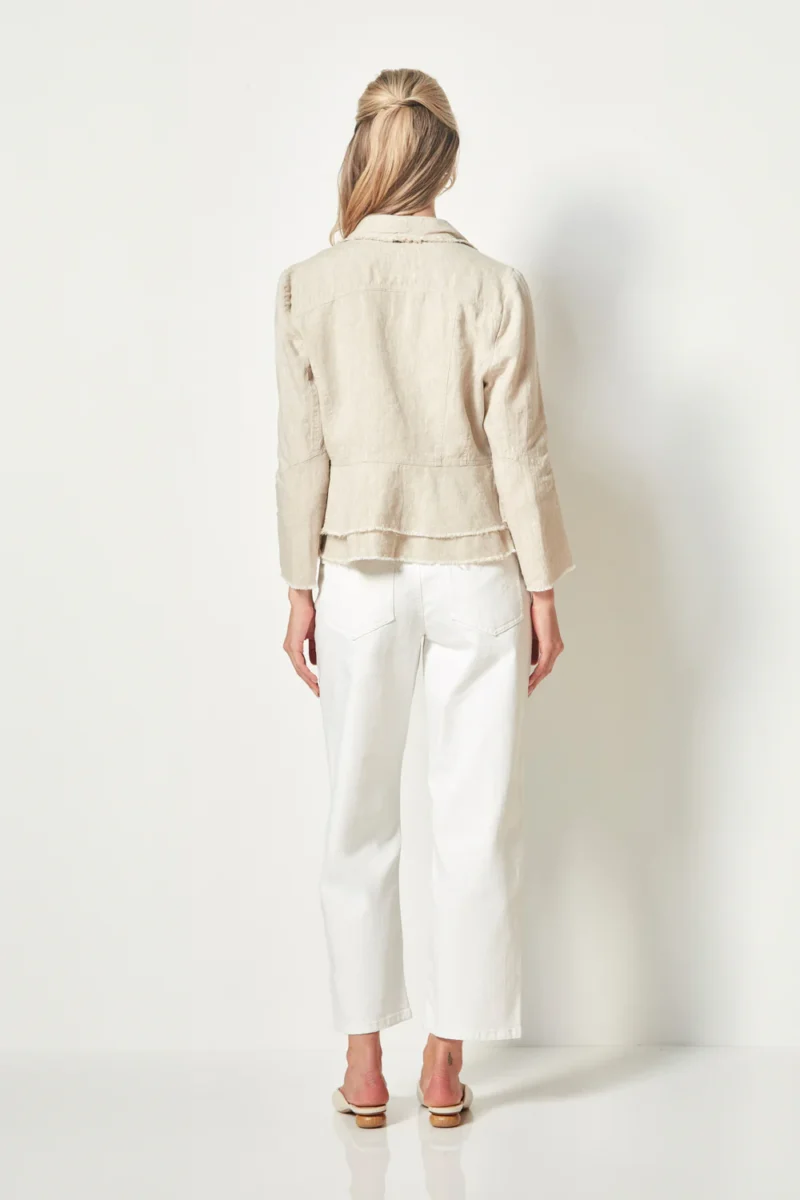 Verge Linen Proof Jacket Sand - Image 2