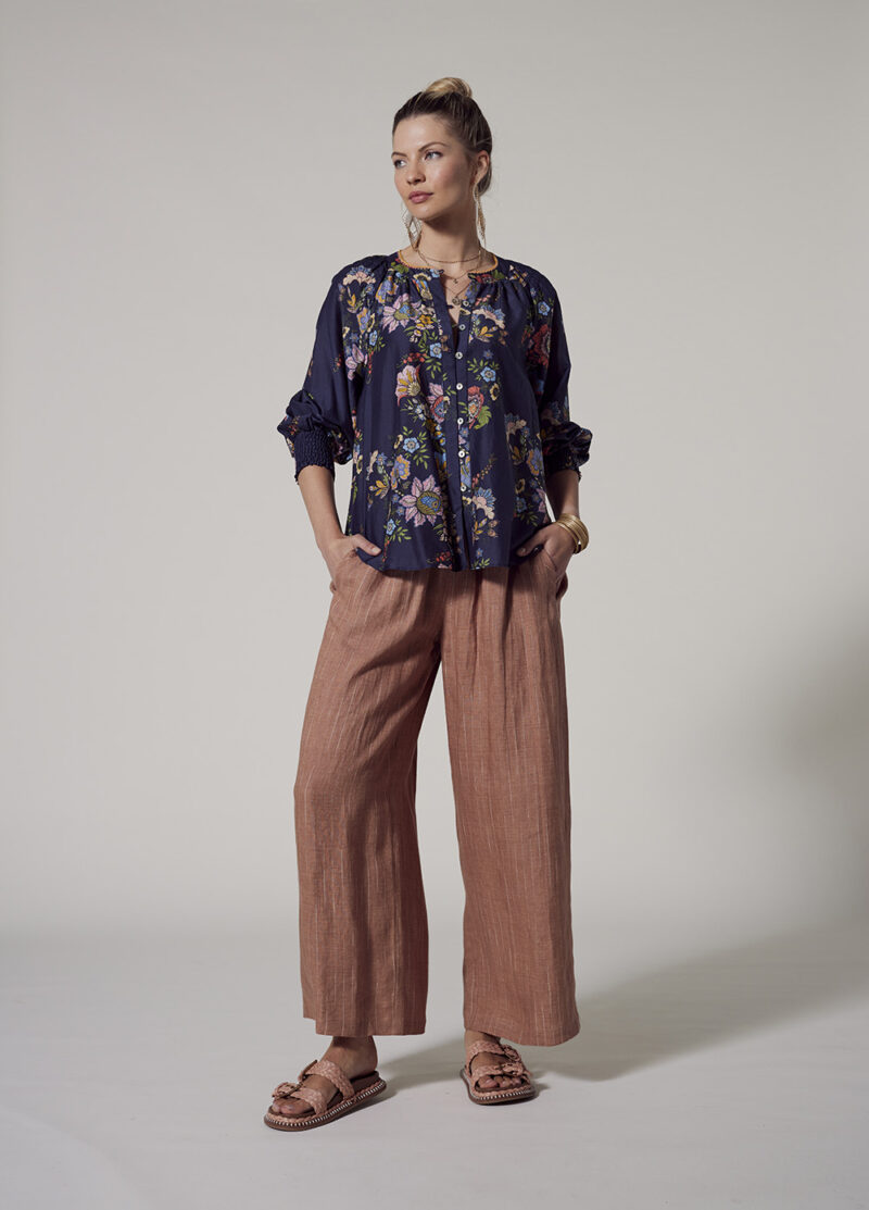 LS2730 Gala Shirt Indigo Multi RRP 329 LS2708 Chianti Pant Caramel RRP 349