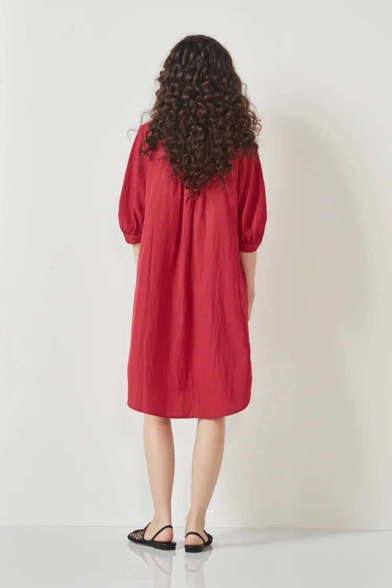 Strike Dress Raspberry 2