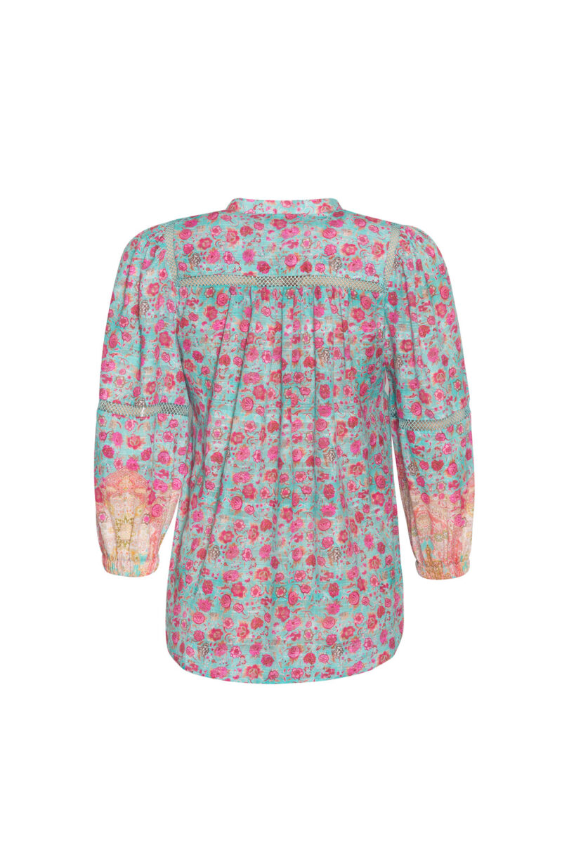 Loobie's Story Ravello Shirt Aqua Multi - Image 3