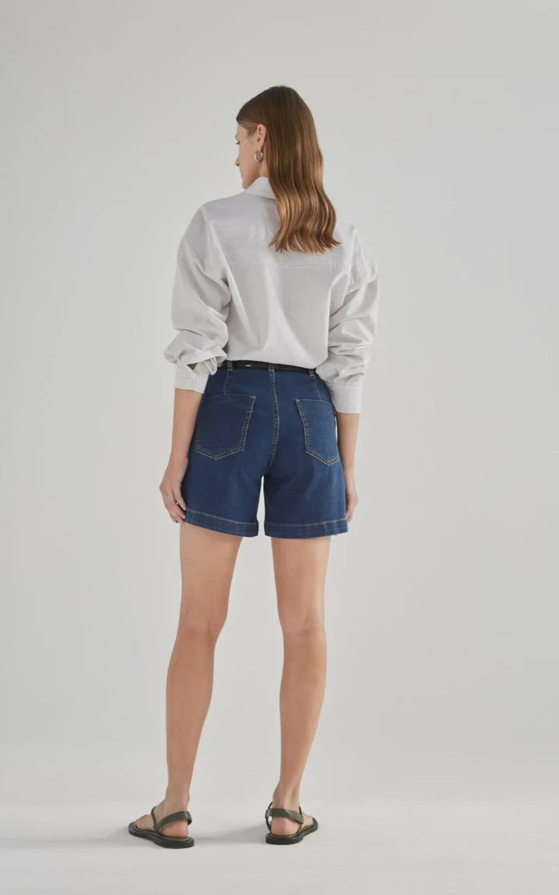 Dricoper Zaplin Denim Shorts Paris Blue - Image 2