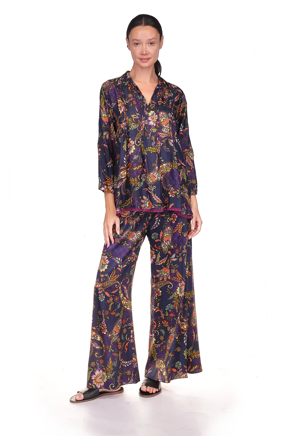 Axelle Wide Leg Pant Comono Paisley 2