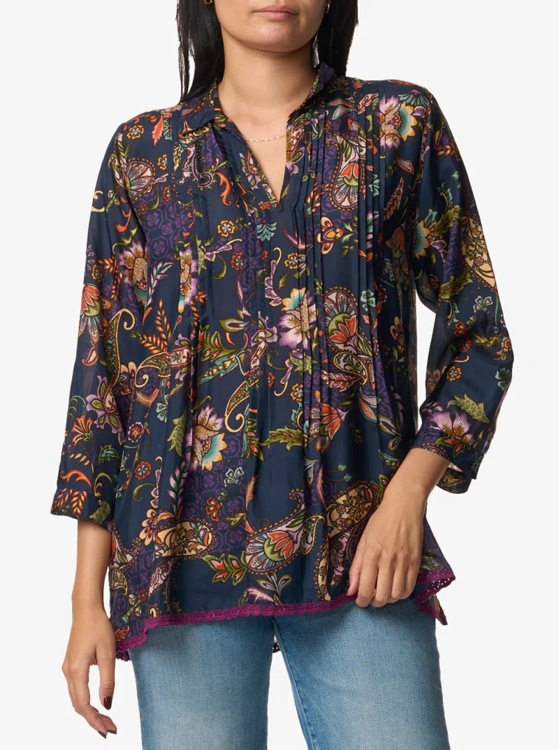 Johnny Was Pixy Blouse Comono Paisley