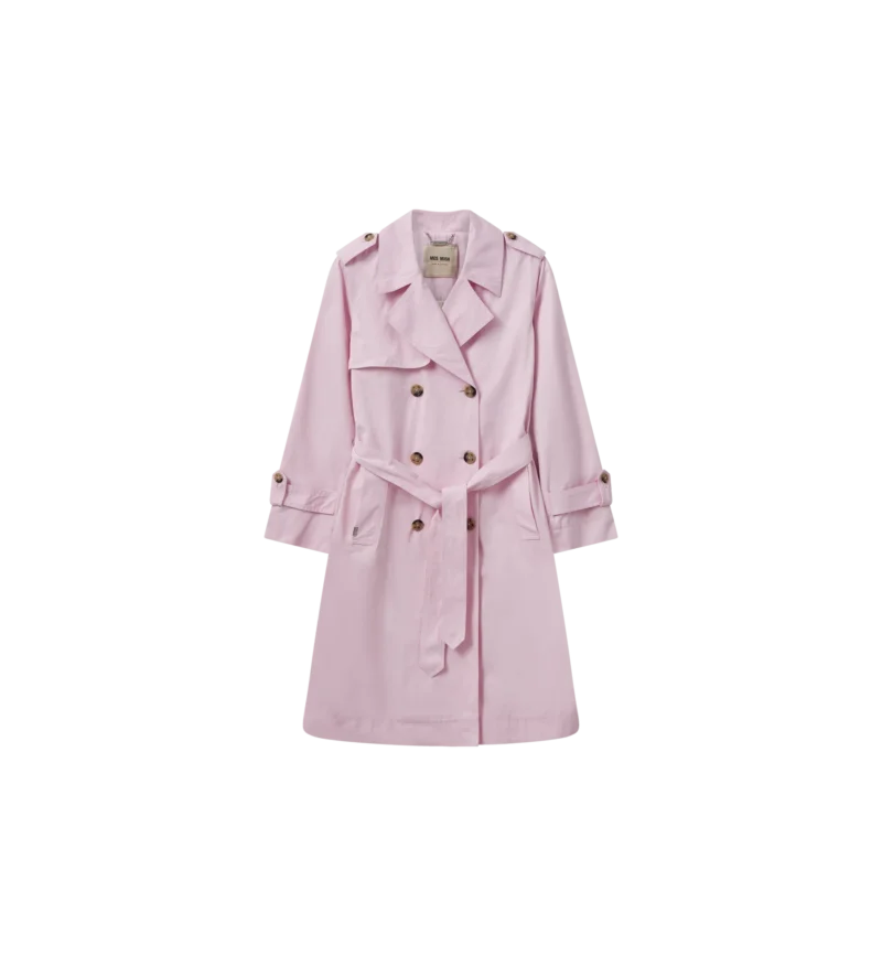 Mos Mosh Farah Trench Coat Pink - Image 4