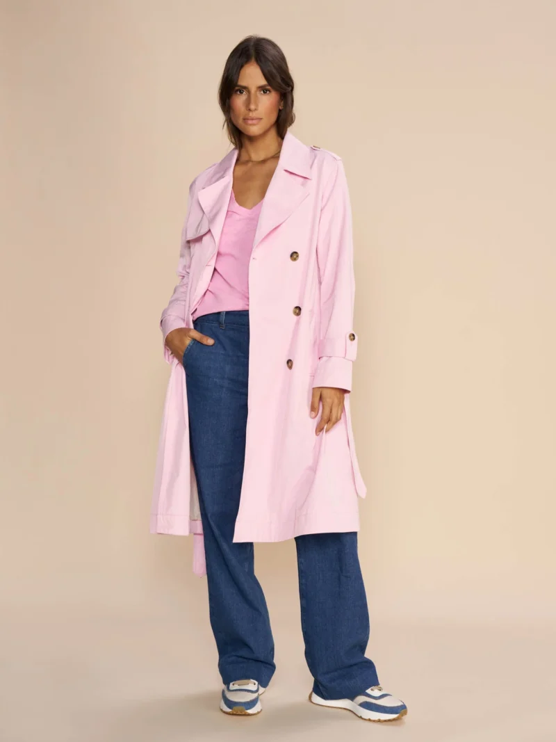 Mos Mosh Farah Trench Coat Pink