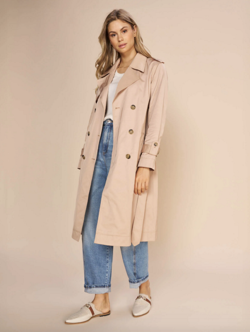 Mos Mosh Farah Trench Coat Sesame