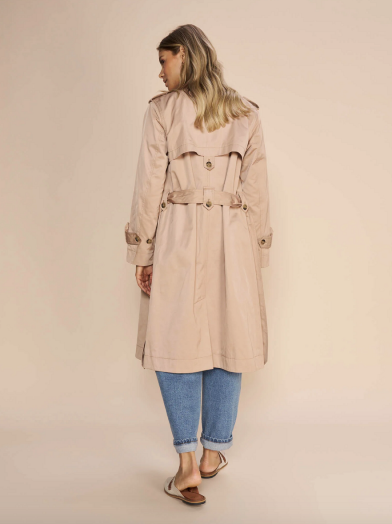 Mos Mosh Farah Trench Coat Sesame - Image 3