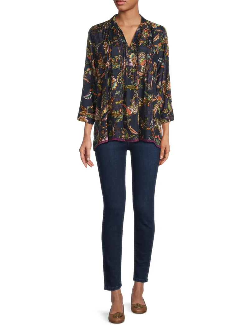 Johnny Was Pixy Blouse Comono Paisley - Image 6