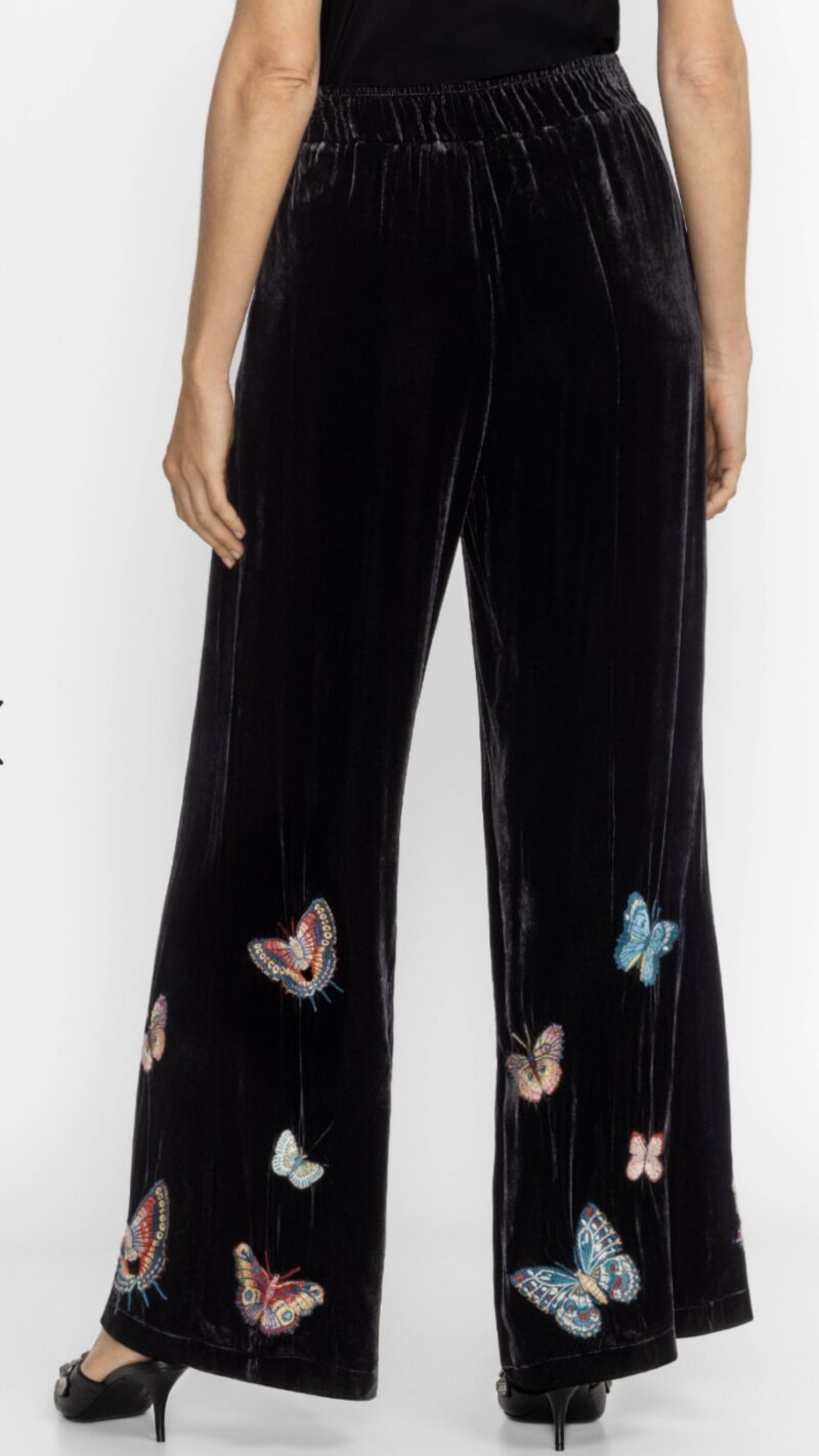 Johnny Was Velvet Seamed Wide Leg Pant Luciana - Image 2