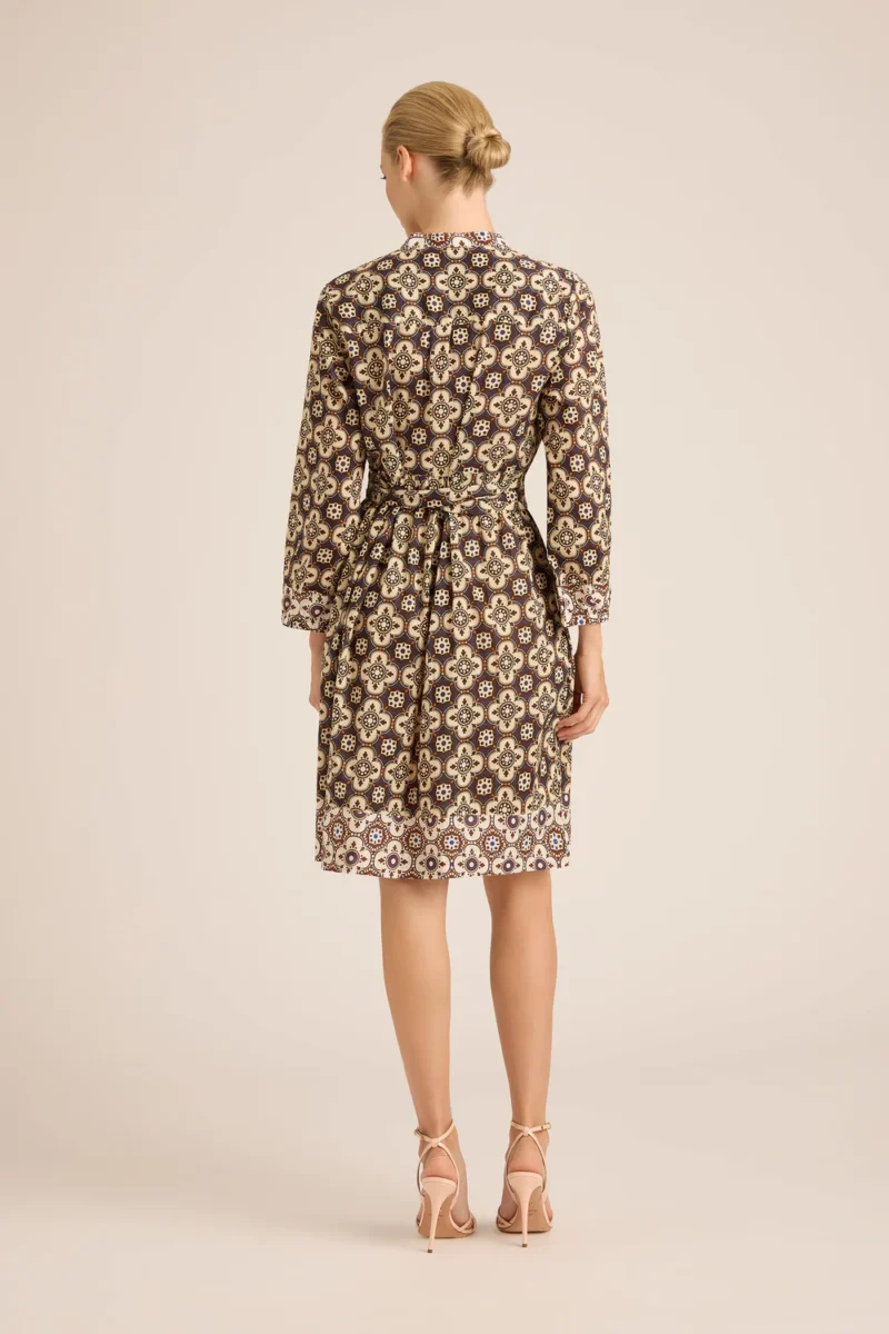 Lola Australia Leighton Midi Dress Starburst Latte - Image 3