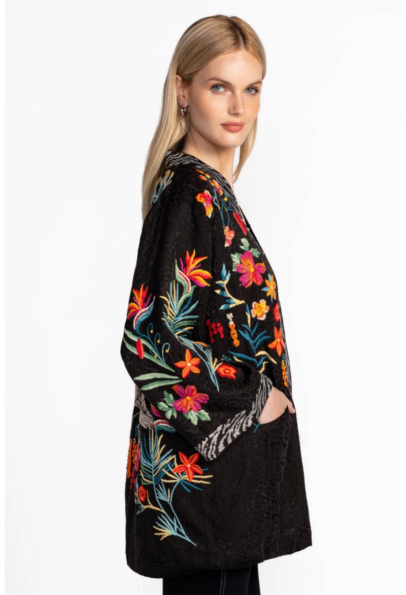 Johnny Was Monica Lined Kimono Black - Image 2