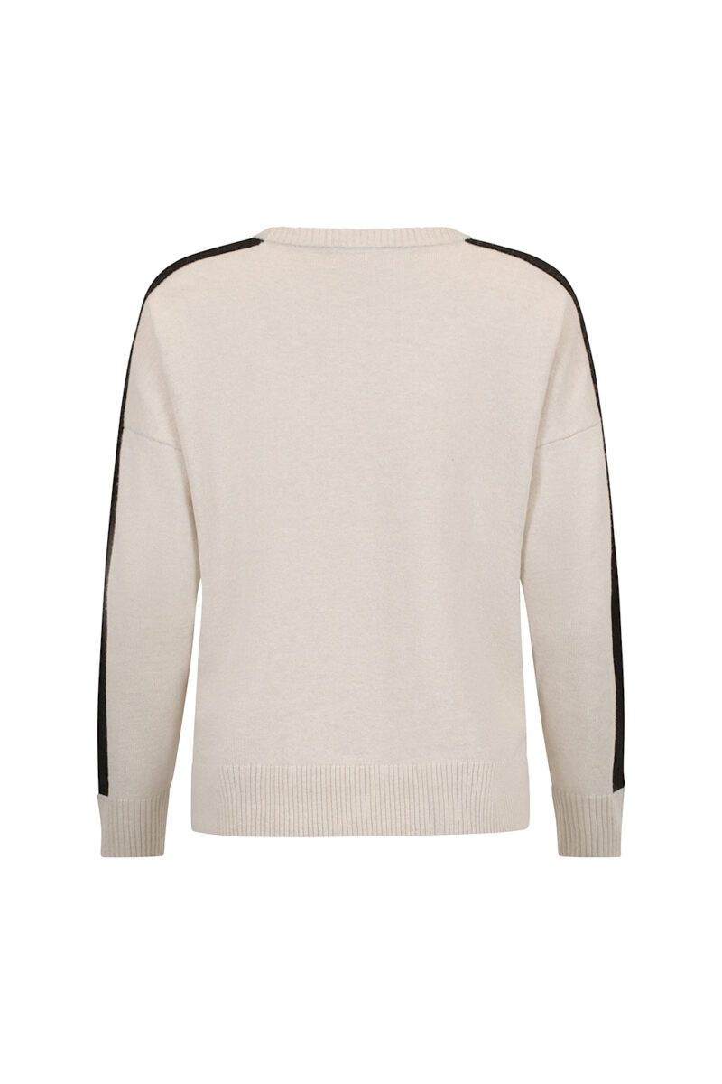 Madly Sweetly Getaway Crew Sweater Chalk Marle - Image 3